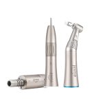 Kit Pieza de Mano Recta + Contrangulo Azul 1:1 M2-LN + Micromotor neumático